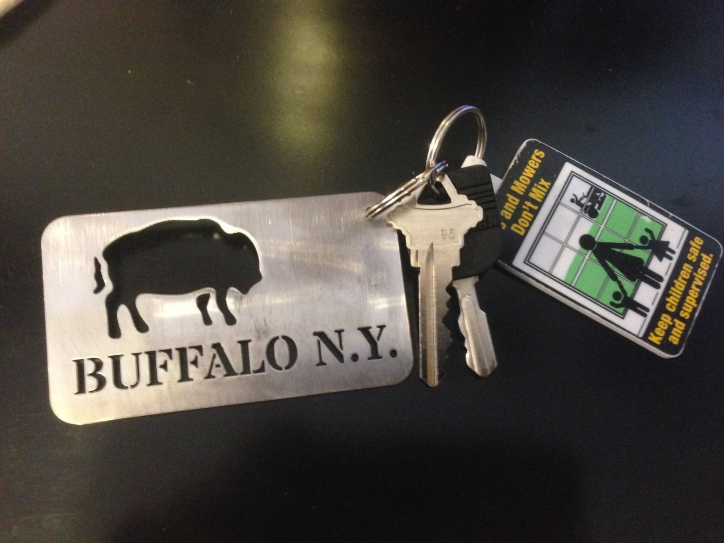 Buffalo New York Card Bottle opener and key chain Buffalo Stainless Steel Made to last