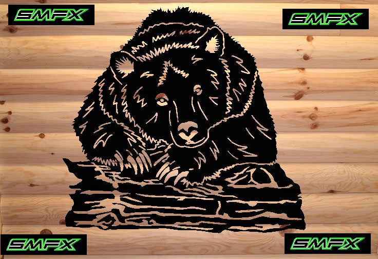 Bear metal art