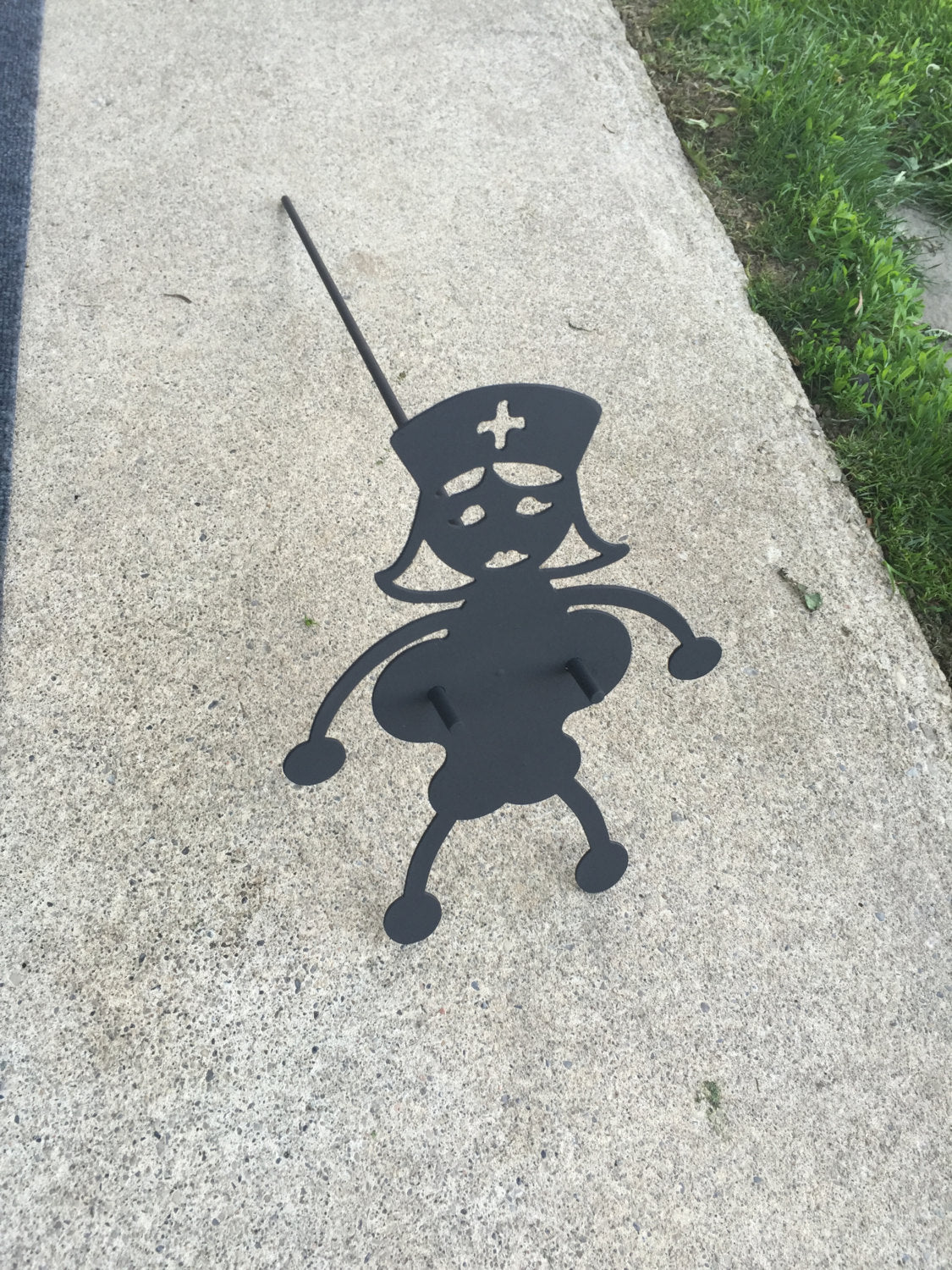 nurse Woman Marshmallow Roasting Stick