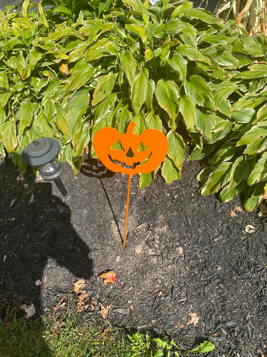 Pumpkin Garden Yard Stake Halloween