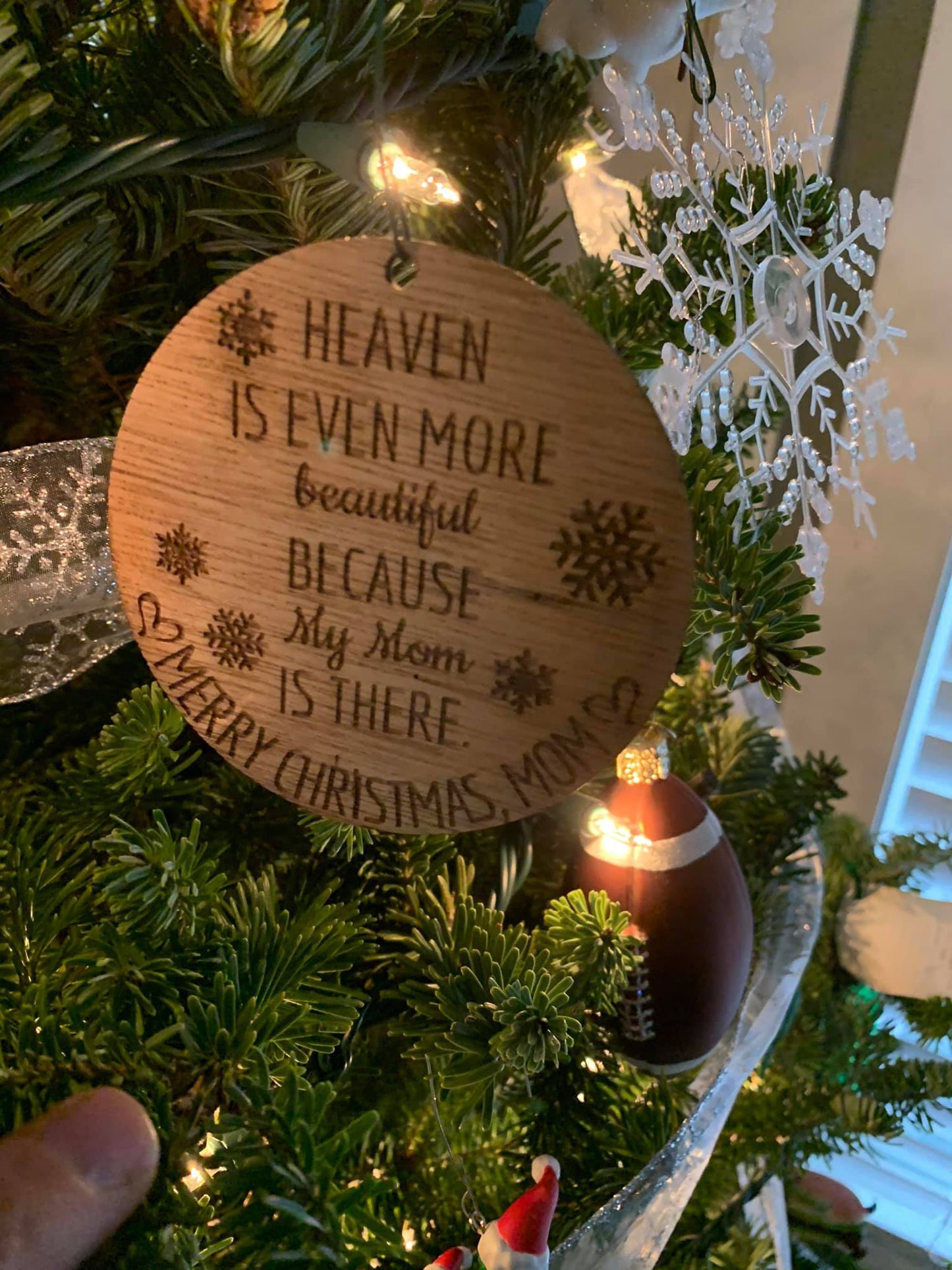 Heaven is Beautiful Ornament Memorial