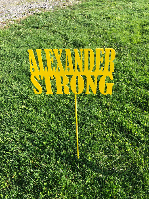 Alexander Strong Yard stake