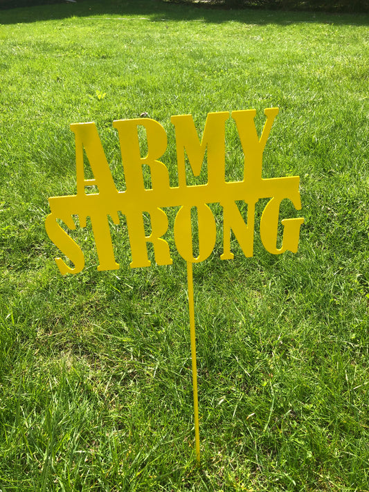 Army Strong Yard stake