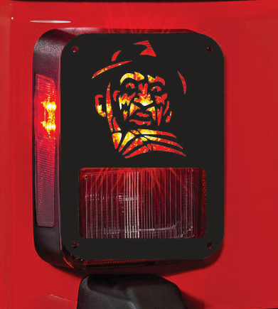 freddy krueger tail light cover pair