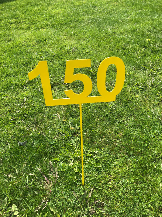 House number Yard stake