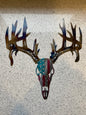 Deer Flag Skull antlers