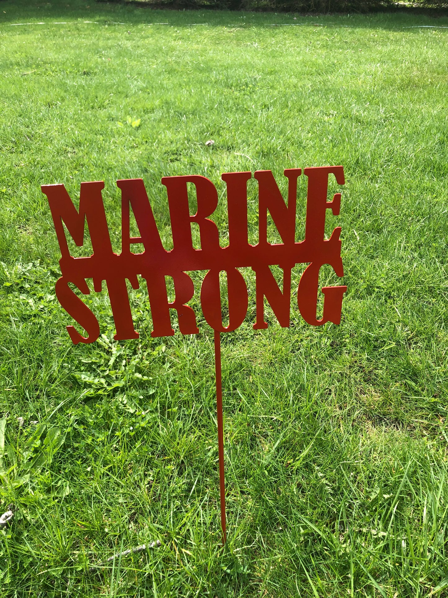 Marine Strong Yard stake