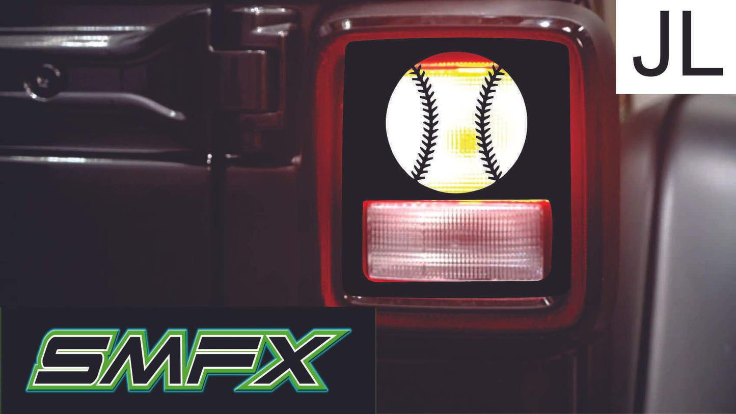 Baseball Softball tail light cover pair