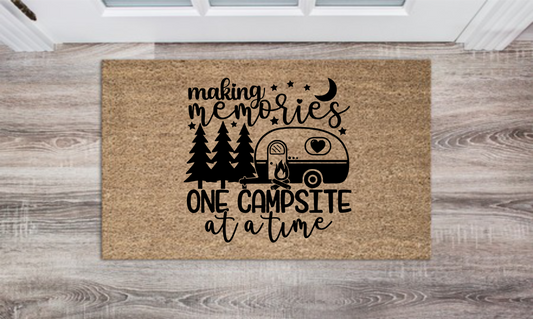 Camping Personalized Doormat Custom Doormat Wedding Gift Housewarming Gift Closing Gift Welcome Doormat Front Door Mat Farmhouse Decor