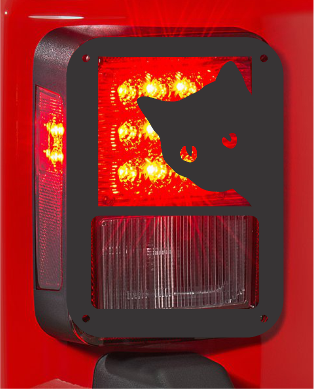 Cat tail light cover pair