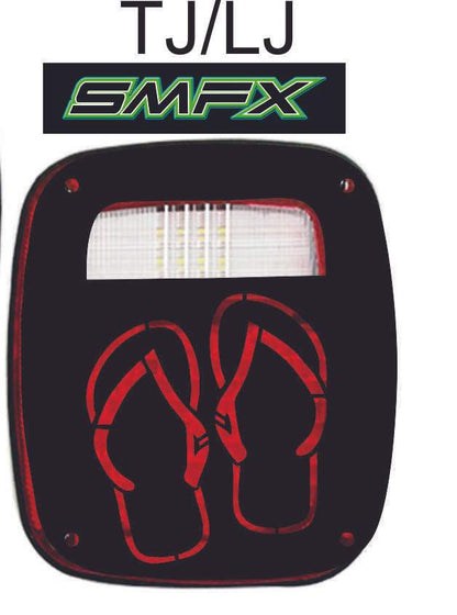 Flip Flop tail light cover pair