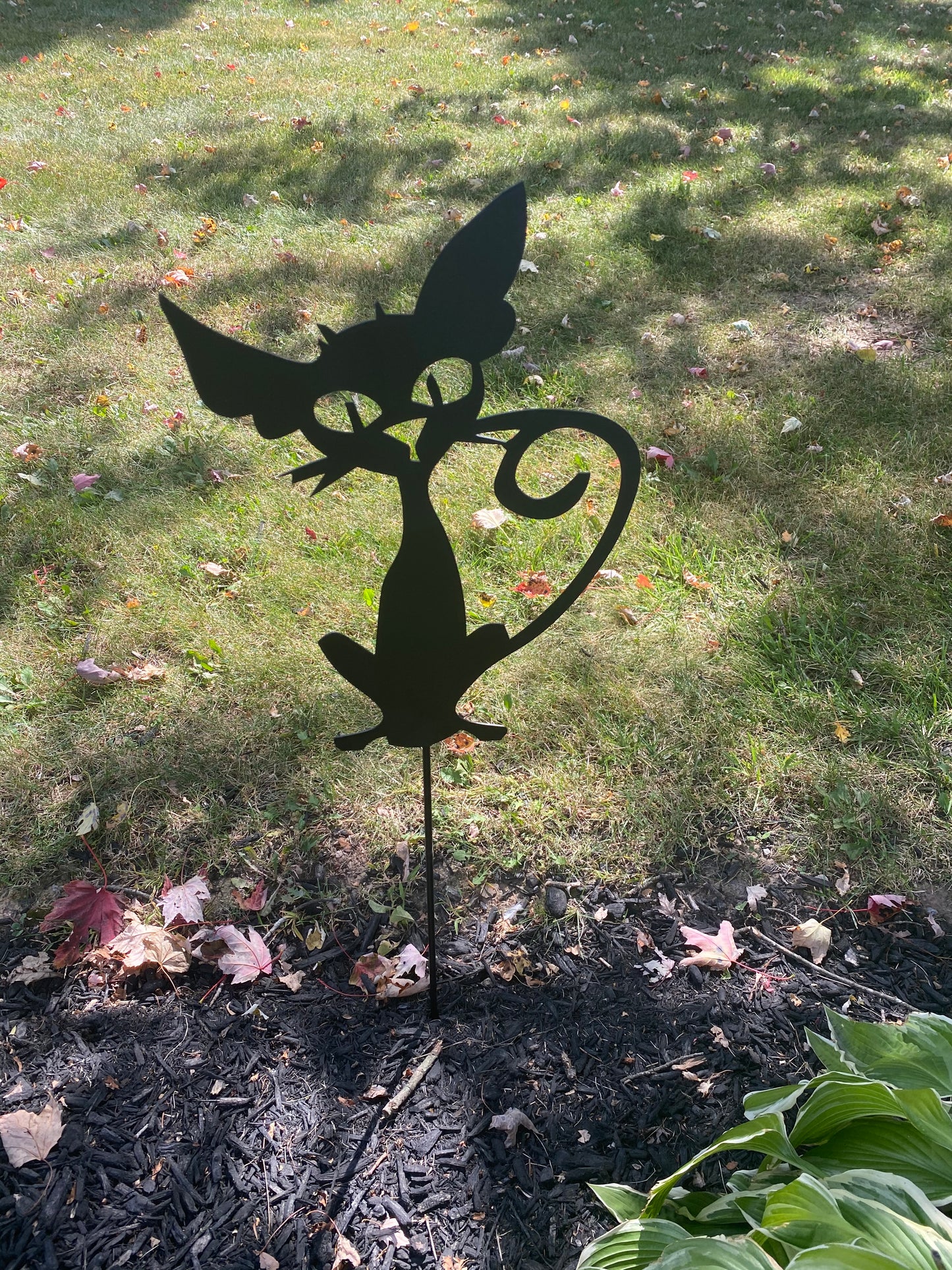 Cat Garden Yard Stake Halloween