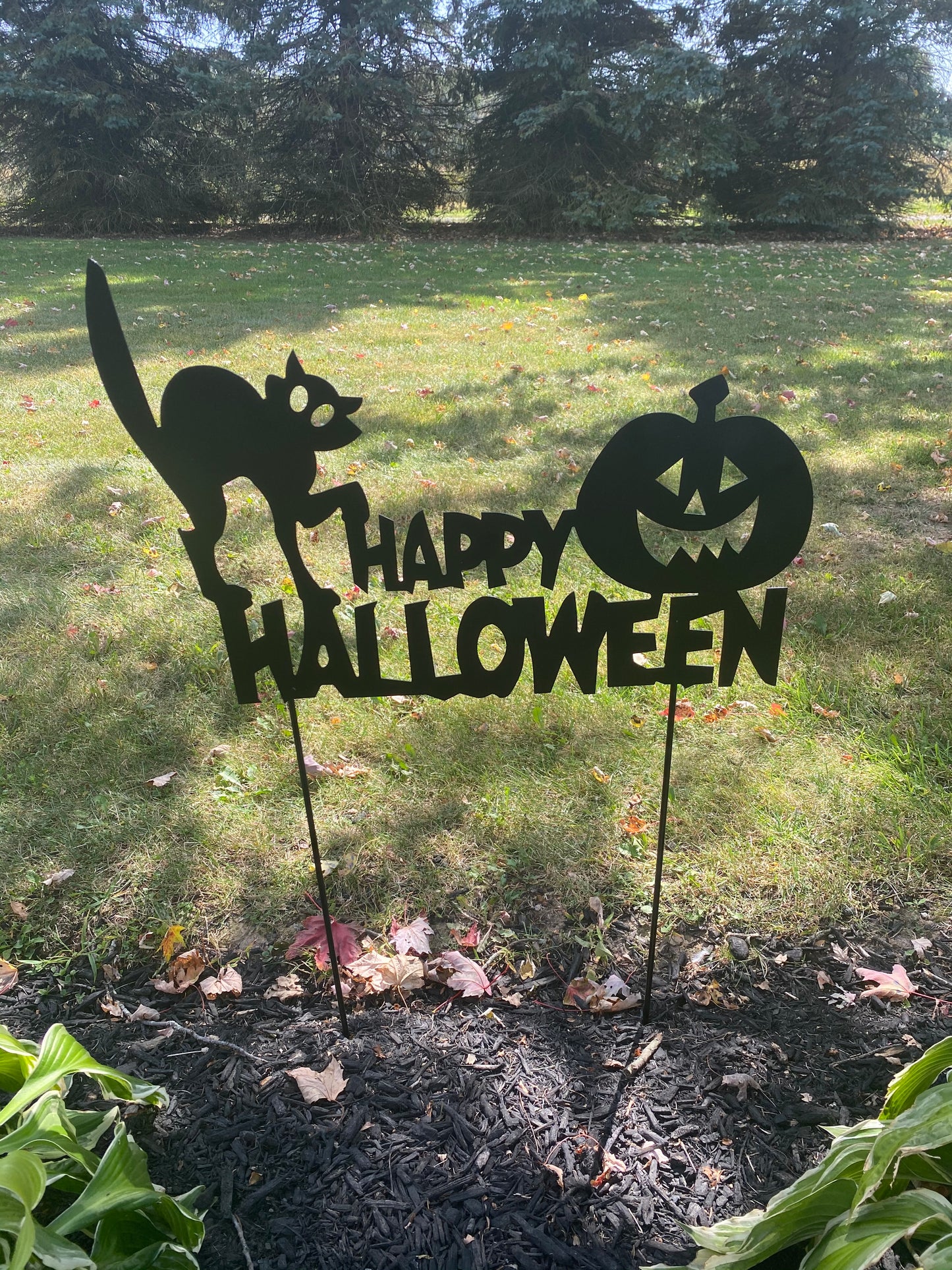 Happy Halloween Garden Yard Stake Halloween