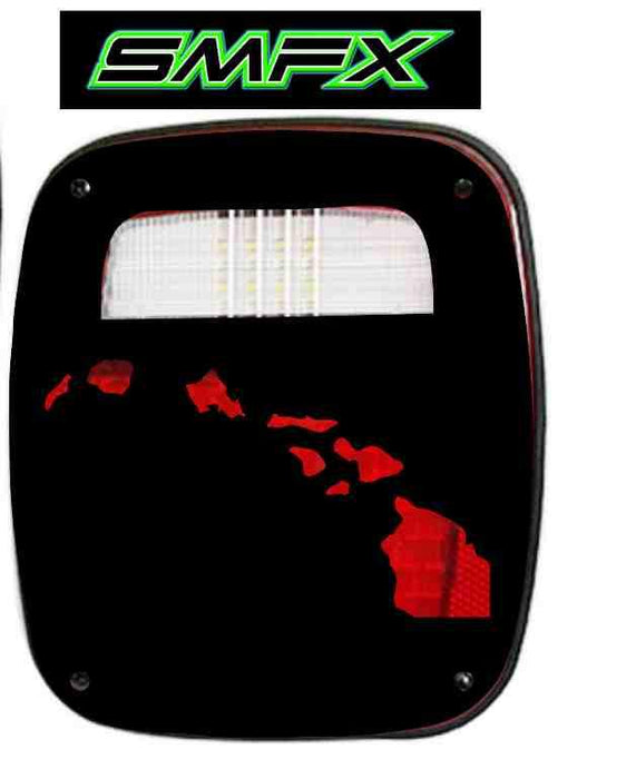 Hawaii tail light cover pair