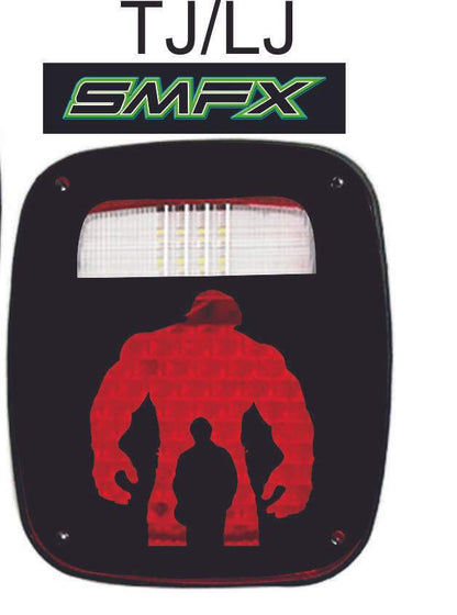 Hulk tail light cover pair