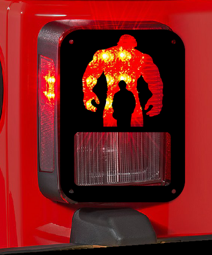 Hulk tail light cover pair