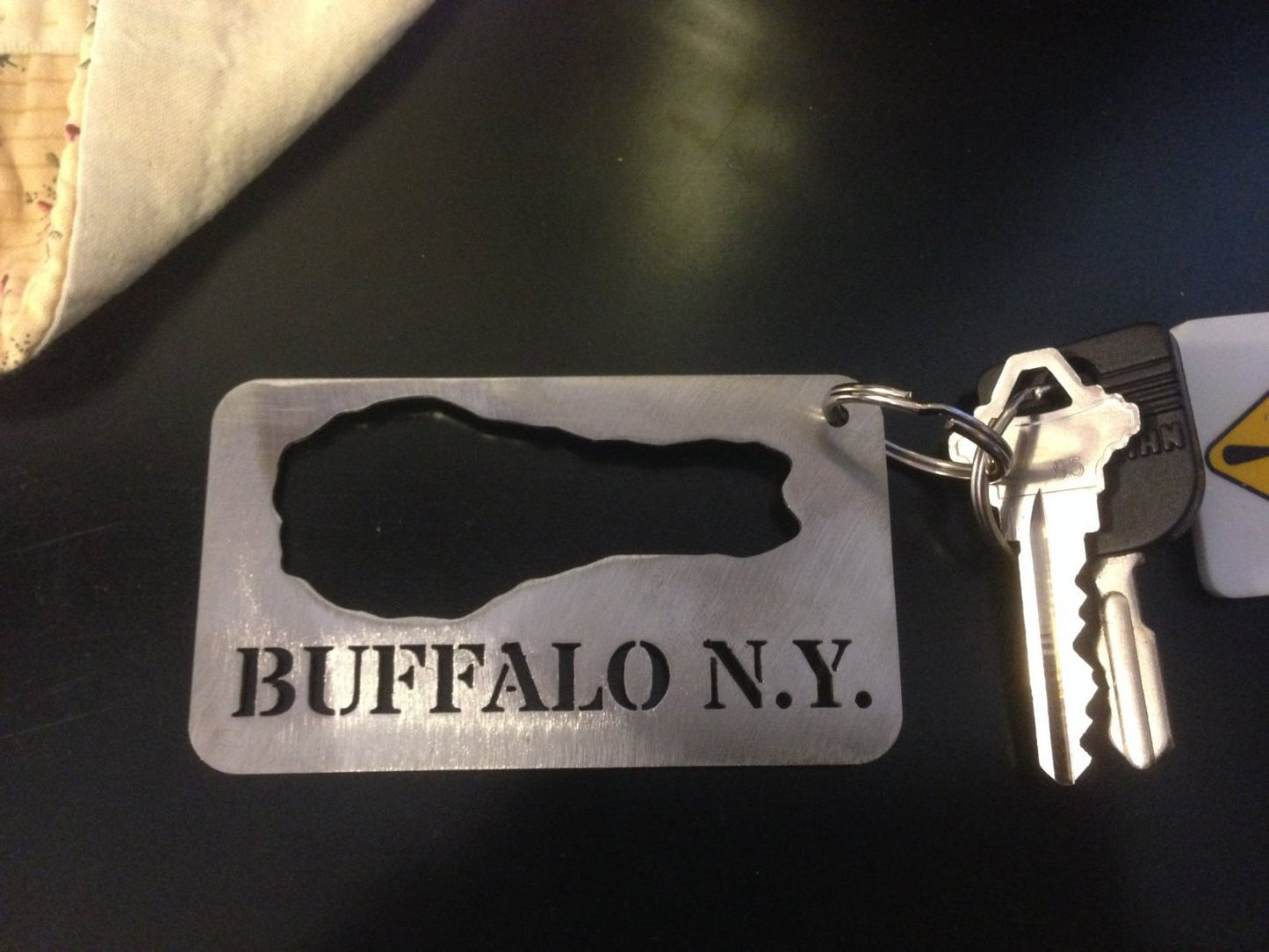 Buffalo New York Card Bottle opener and key chain Chicken Wing  Stainless Steel Made to last