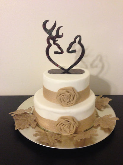 Deer Heart Cake topper