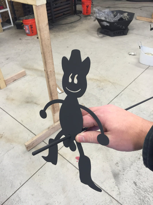 Cowboy Hot dog roasting stick