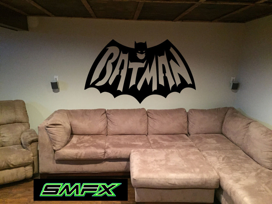 Batman Man cave sign Mancave metal wall art sign
