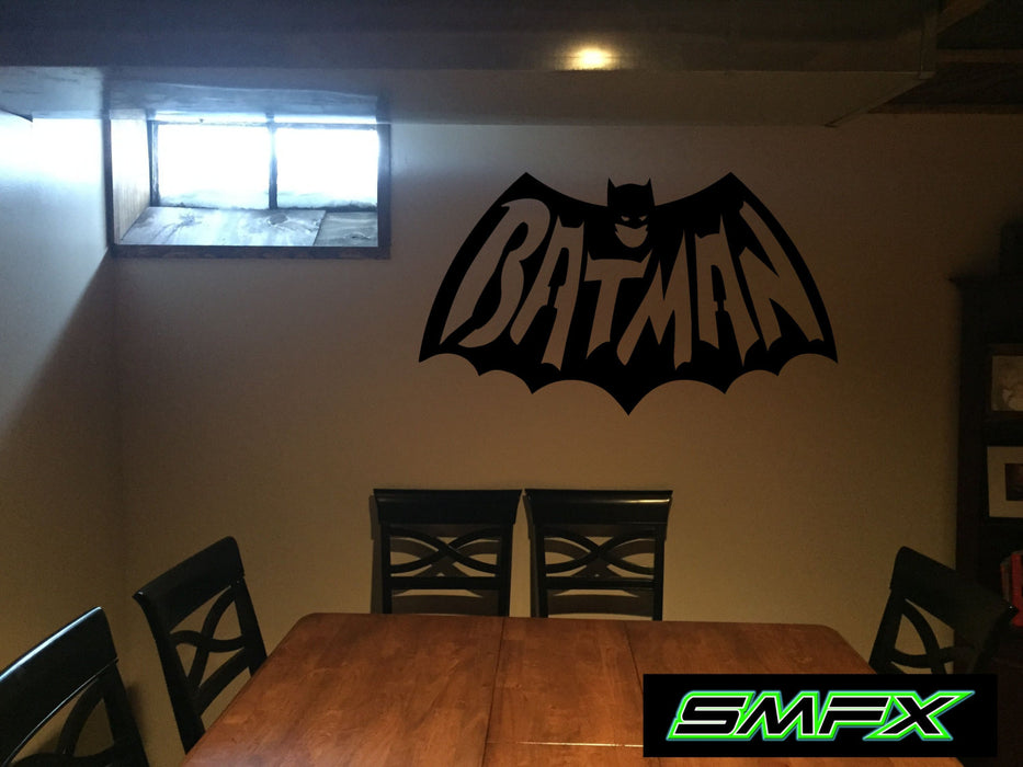Batman Man cave sign Mancave metal wall art sign