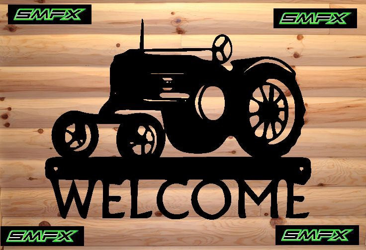tractor welcome sign
