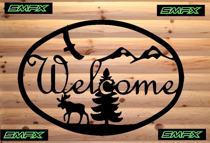 Moose welcome sign