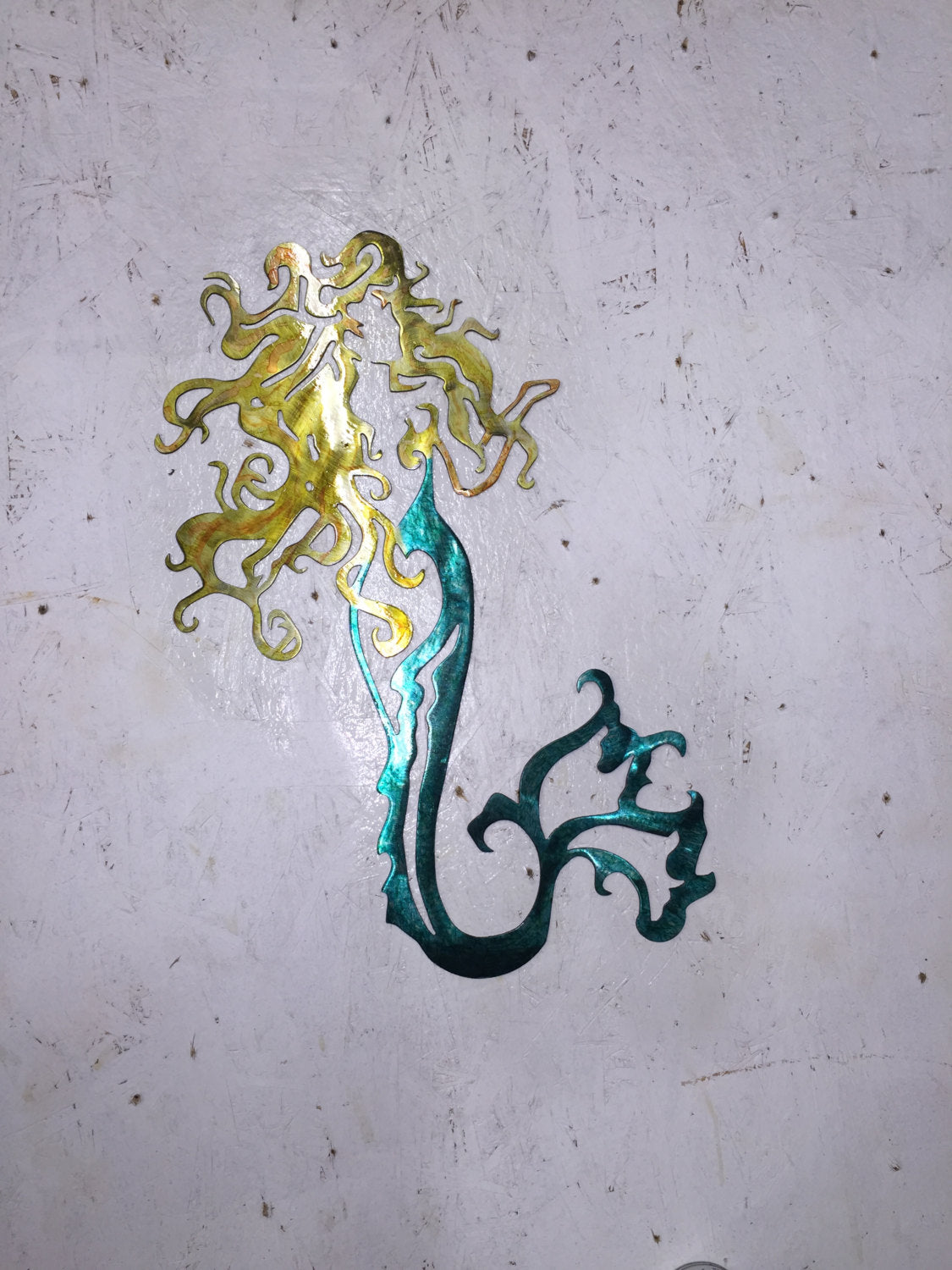 Mermaid Nautical Marine  Metal Wall Art ocean sign