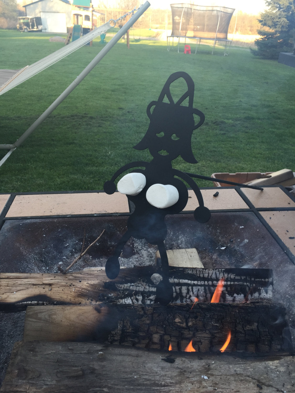 fireman Marshmallow and Hot Dog Roasting version