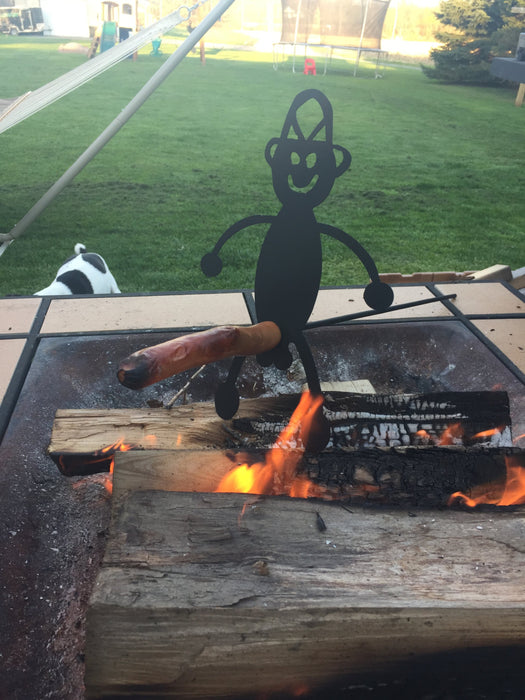 Fireman Hot Dog cooker roasting stick
