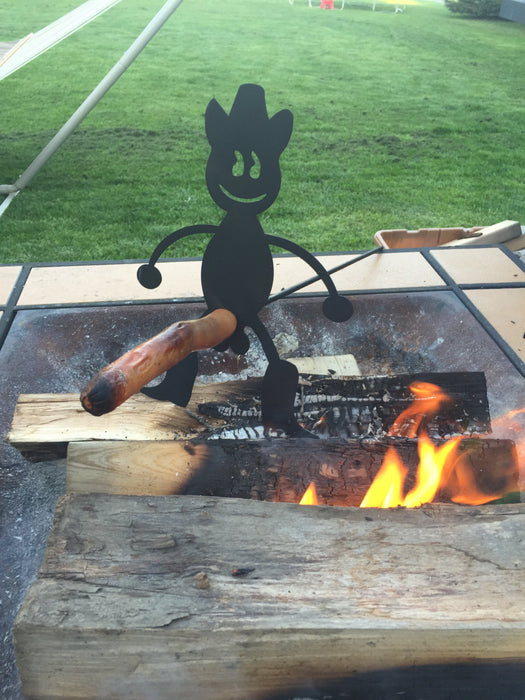Cowboy Hot dog roasting stick