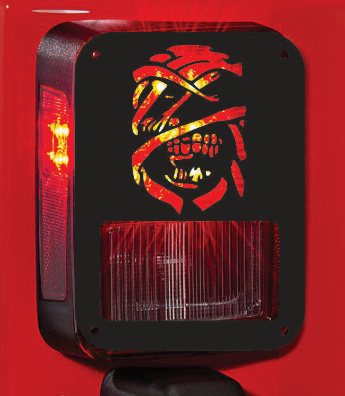 Iron Madien Mummy tail light cover pair