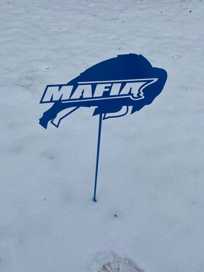 Bills Mafia Yard Stake garden stake