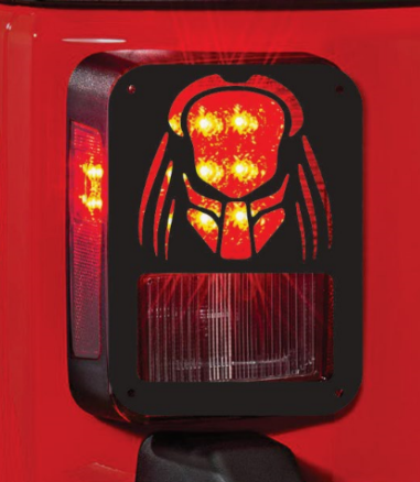 predator tail light cover pair