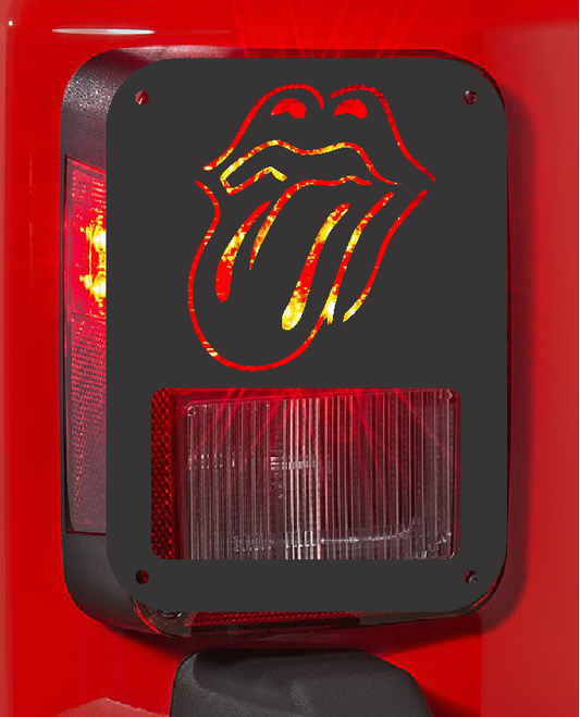 tongue tail light cover pair