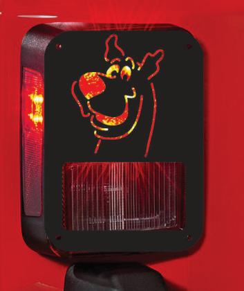 scooby tail light cover pair