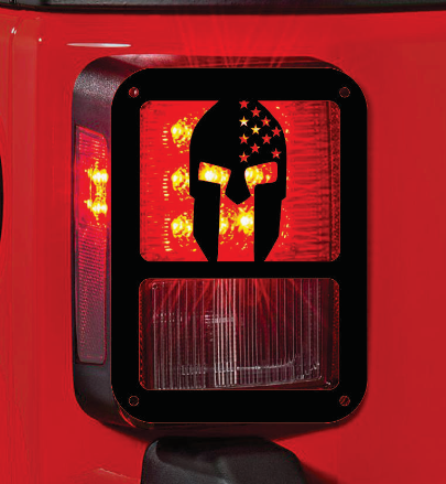 Spartan tail light cover pair