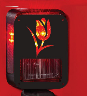 tulip tail light cover pair