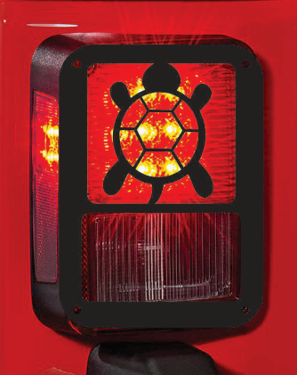 turtle tail light cover pair