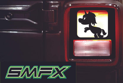 unicorn  tail light cover pair
