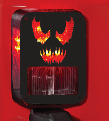 venom tail light cover pair