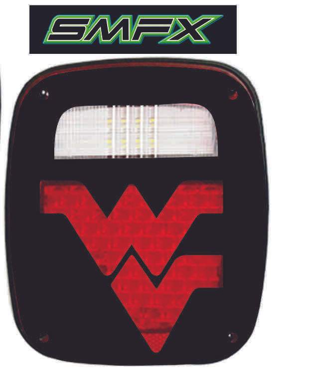 west Virginia tail light cover pair