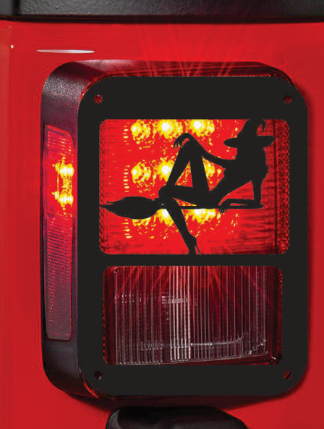 witch tail light cover pair