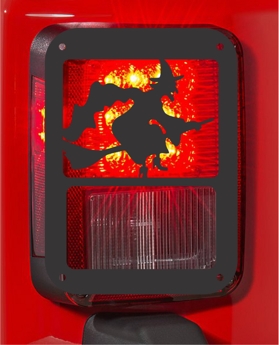 witch tail light cover pair