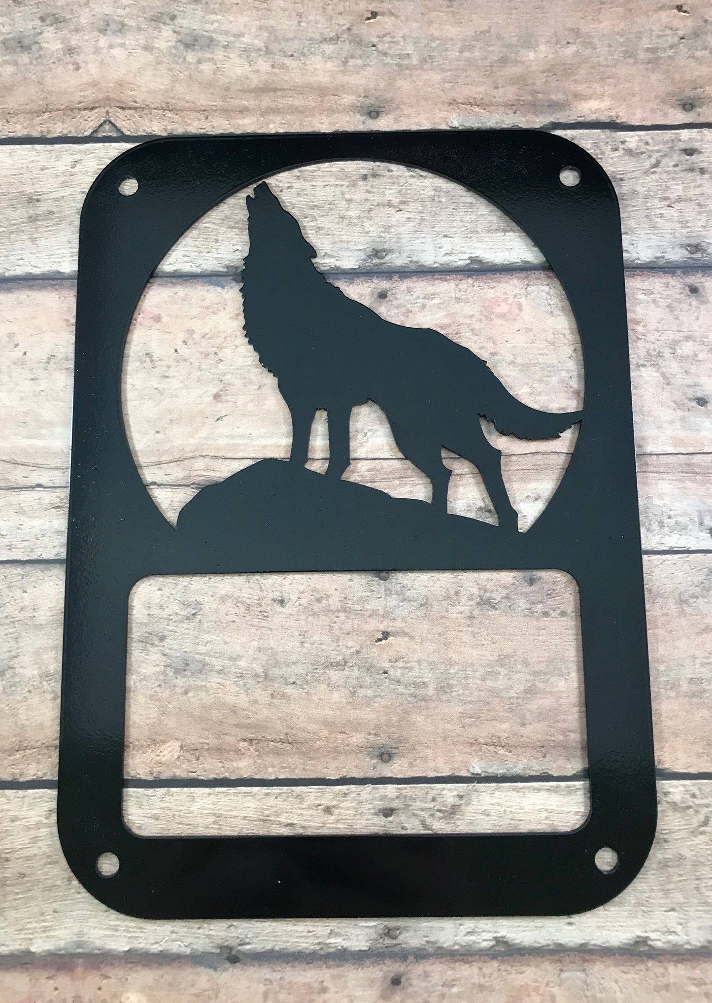 wolf tail light cover pair