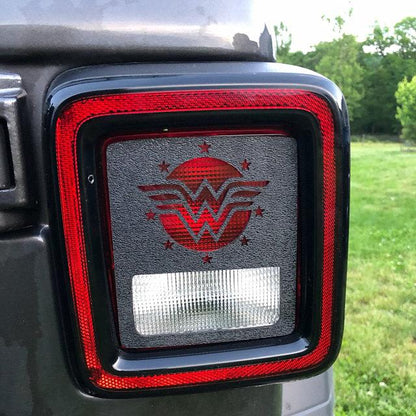 Wonder Woman tail light cover pair