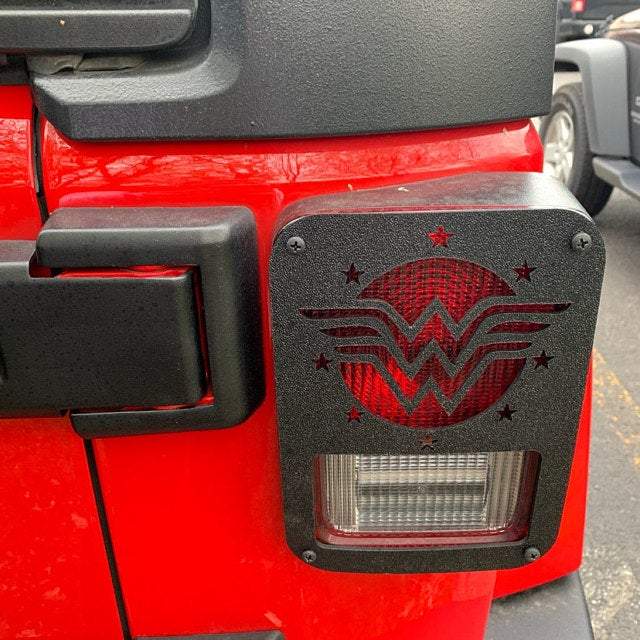 Wonder Woman tail light cover pair