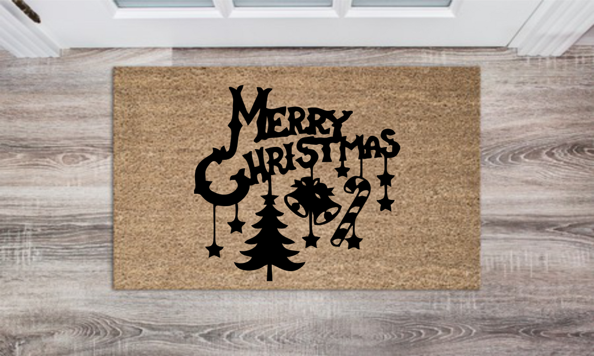 Merry CHristmas Personalized Doormat Custom Doormat Wedding Gift Housewarming Gift Closing Gift Welcome Doormat Front Door Mat Farmhouse Decor